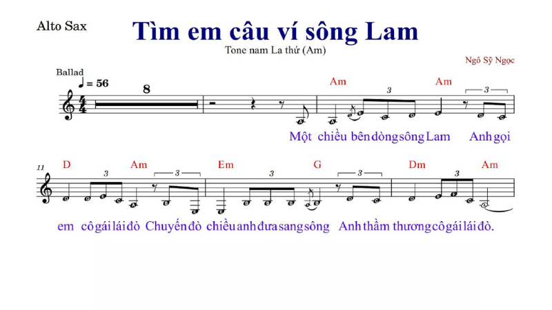 lời bài hát tìm em câu ví sông lam