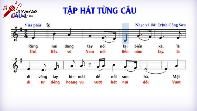 lời bài hát nối vòng tay lớn